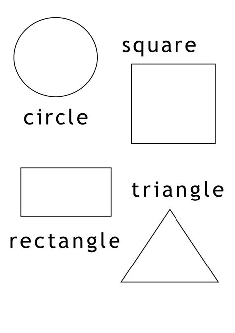 Shapes 4 coloring page