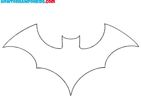 How to Draw a Halloween Bat - Easy Drawing Tutorial For Kids