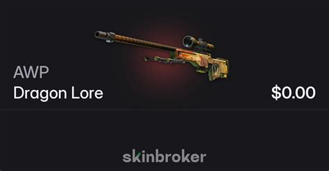 Souvenir AWP | Dragon Lore (Factory New) | skinbroker