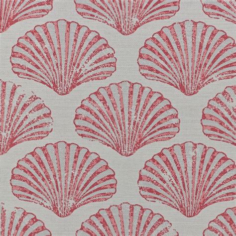 Scallop Shell Fabric | Textile prints design, Printing on fabric ...