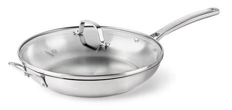 Calphalon Stainless Steel 12" Frying Pan with Lid & Reviews | Wayfair