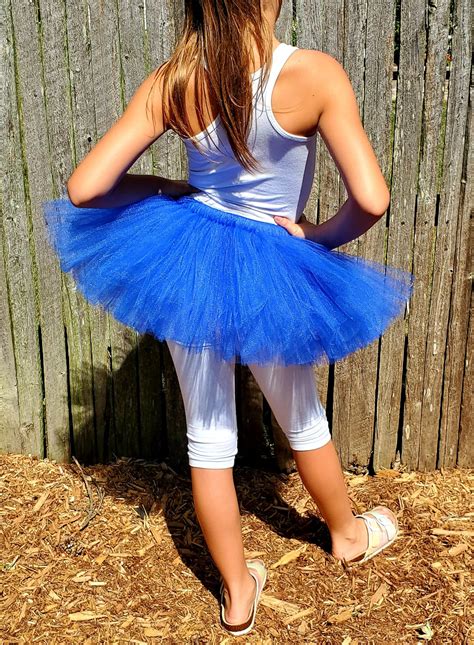 Blue Tutu Royal Blue Tutu Skirt Bright Blue Tutu Girls | Etsy