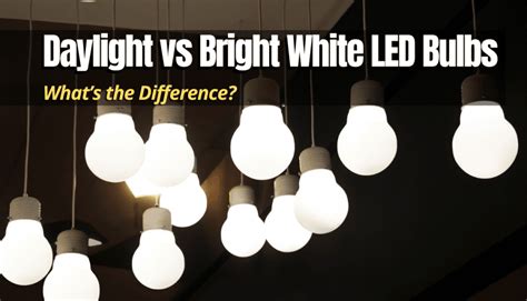 Daylight vs Bright White LED Bulbs | What's the Difference ...