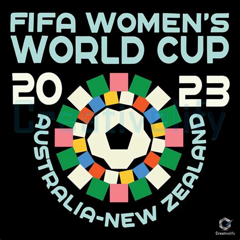 Women's World Cup 2023 Australia New Zealand Logo SVG File - CreativeLify