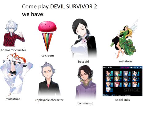 104 best Devil Survivor images on Pholder | Megaten, Survivor and PER So NA