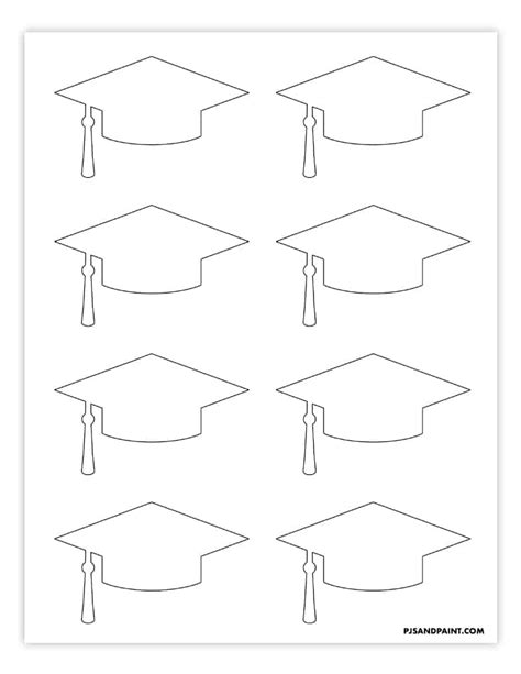 Grad Cap Template Cricut