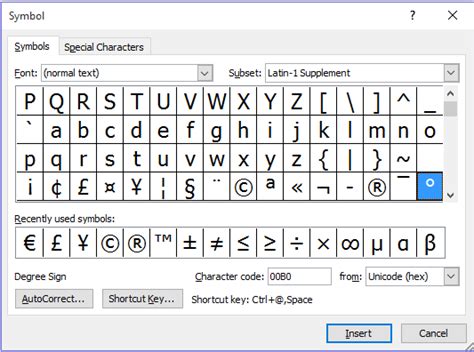 Ways to Insert Degree Symbol in MS Word – 2018 - Tech News Log