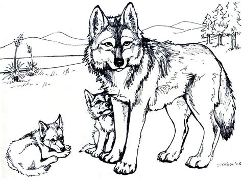 Free Printable Wolf Coloring Pages For Kids | Puppy coloring pages ...