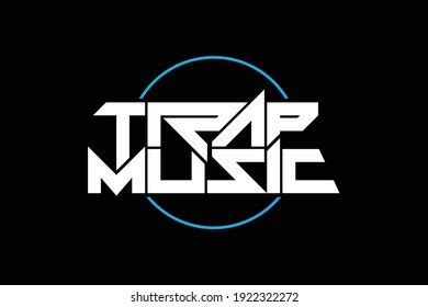 Trap Music Logo Design Stock Vector (Royalty Free) 1922322272 ...