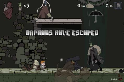 Screenshot of Orphan Feast (Browser, 2007) - MobyGames