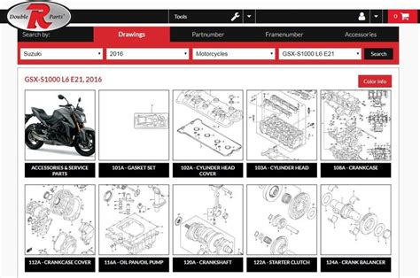 Suzuki motorcycle parts | Double R | For motorcycle dealers