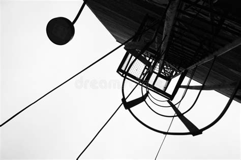 Black and White Abstract Industrial Backround Stock Image - Image of ...