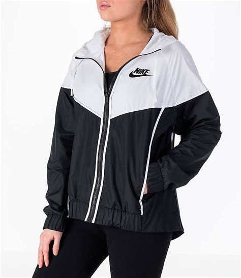 Front Three Quarter view of Women's Nike Sportswear Woven Windrunner ...