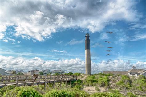 Oak Island Lighthouse Caswell Beach North Carolina #3553 Photograph by ...