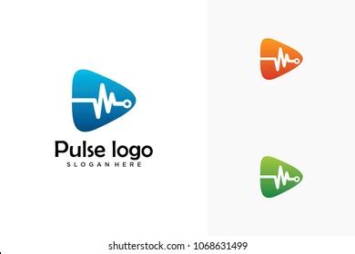 Pulse Logo Design Logo Stock Vector (Royalty Free) 1068631499 ...