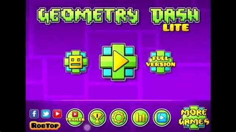 Geometry dash (LITE) secret achievements and colours - YouTube