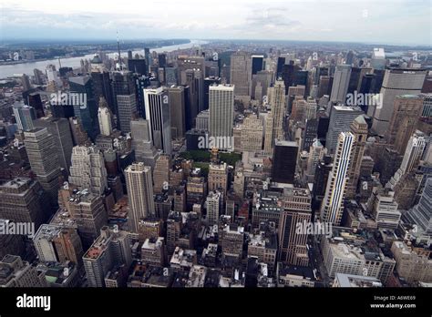 aerial view from the top of the Empire State Building Stock Photo - Alamy