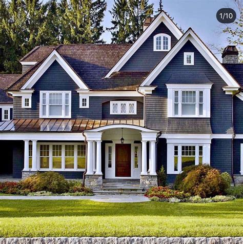 15 House Color Combinations Exterior Design - DHOMISH