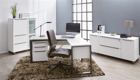 Modern White Office Desk - House of Denmark House of Denmark