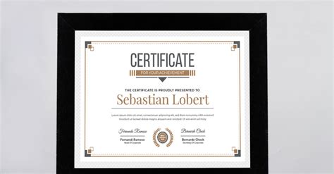 Classic Fancy Certificate Template #226413 - TemplateMonster