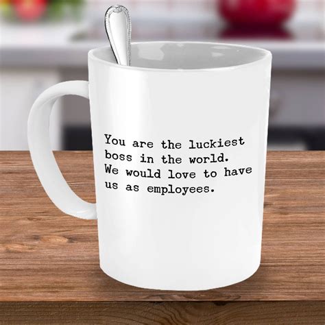 Funny Boss Gift From Employees Sarcastic Boss Coffee Mug - Etsy