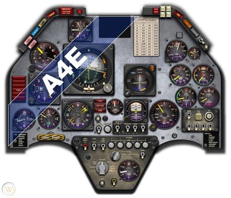 A4 SKYHAWK COCKPIT instrument panel CDkit | #1800969401