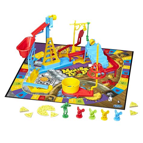 Mouse Trap Game Includes Activity Booklet, for 2 to 4 Players, for Ages ...