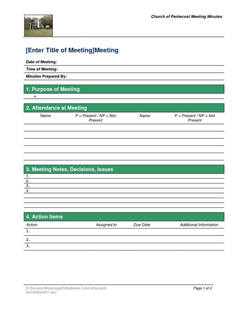 21+ Free Meeting Minutes Template - Word Excel Formats