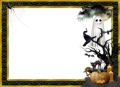 11 Photoshop Frame PNG For Halloween Images - Transparent Halloween ...