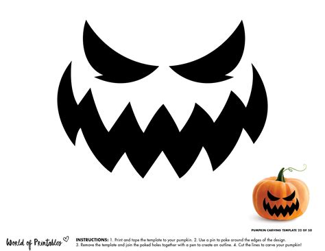 Carve Out Some Scares with These Evil Pumpkin Faces: Tips and Tricks ...