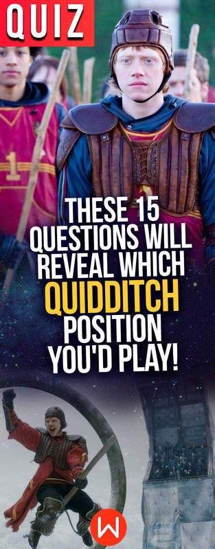 Hogwarts Quiz: Which Quidditch Position Would You Play? | Harry potter ...