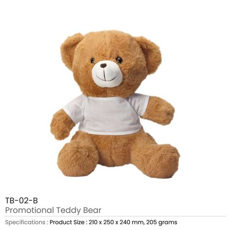 Promotional Teddy Bears Toys with Printable White Tshirt | Magic ...