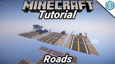 Minecraft - Modern City Tutorial - Roads (Let's Build A Modern City ...