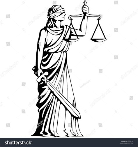 Goddess Of Judgement Stock Vector Illustration 2769126 : Shutterstock