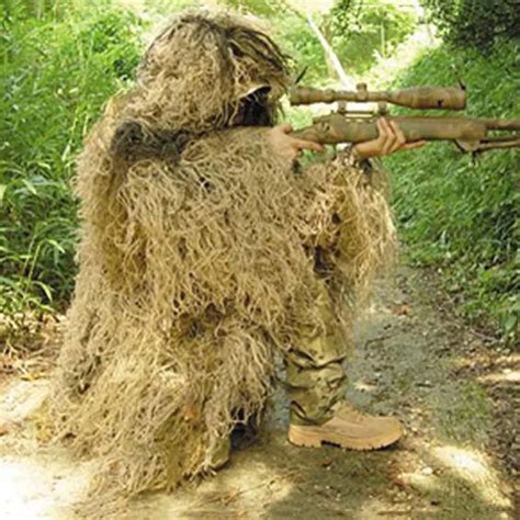 Camouflage Ghillie Suit Secretive Clothes Sniper Suit Military Clothing ...