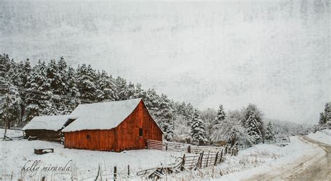 Winter Barn Scenes Wallpapers - 4k, HD Winter Barn Scenes Backgrounds ...