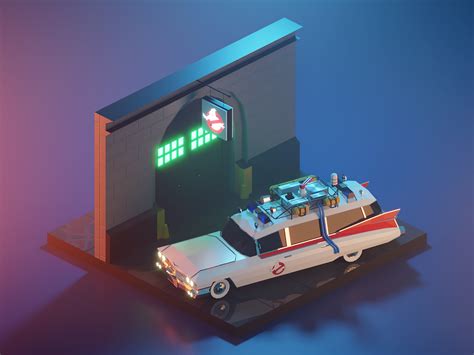 Ghostbusters ECTO-1 by Roman Klčo on Dribbble