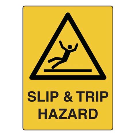 Slip & Trip Hazard | Safety Signs Direct