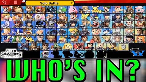 Super Smash Bros. Ultimate - DLC Character Predictions!! | GWalers ...