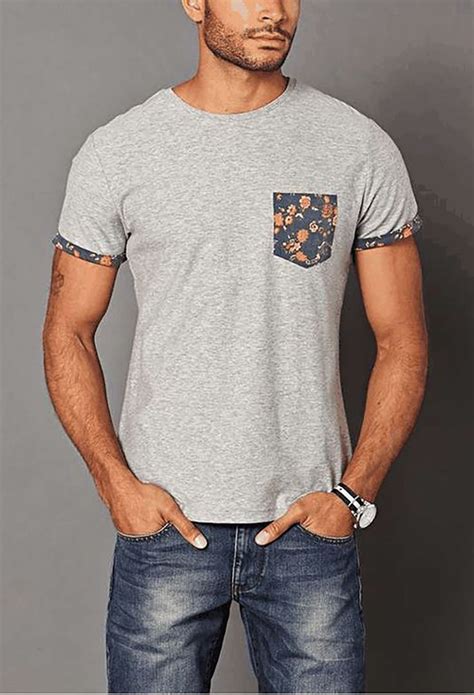 Men's Pocket Tee - The Sewing Rabbit | Floral pocket tee, Mens outfits ...