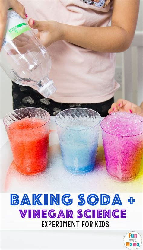 Baking Soda And Vinegar Reaction | Baking soda experiments, Science ...