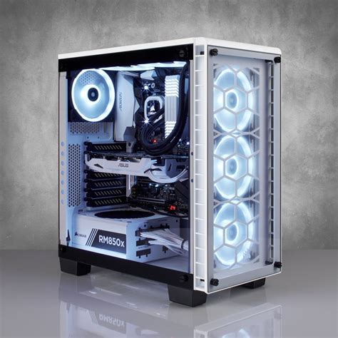 Corsair Crystal 460X RGB PC Case White | Pc cases, Custom pc, Custom ...