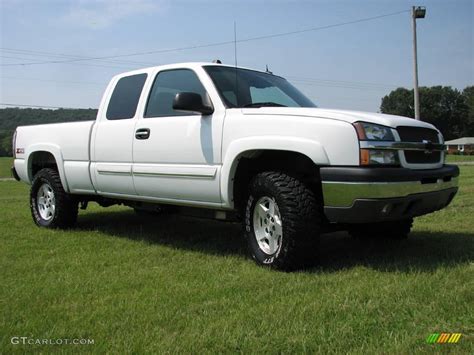 2004 Summit White Chevrolet Silverado 1500 Z71 Extended Cab 4x4 ...