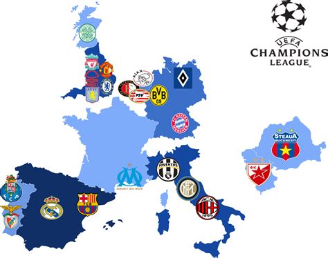 UEFA Champions league (formerly the European Cup) winners by country ...