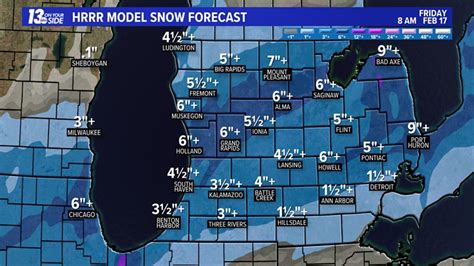 Tracking our next winter storm | West Michigan weather forecast ...