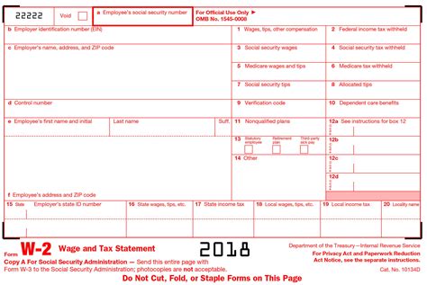 Printable W2 Forms