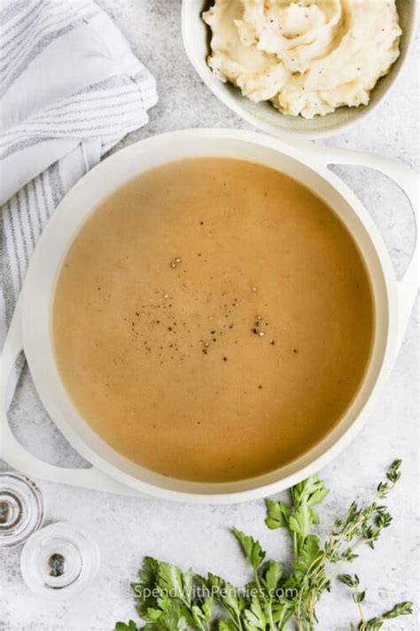 Turkey Neck Gravy - Spend With Pennies