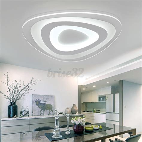 12/35/48W Modern Ultrathin LED Lamp Flush Mount Ceiling Light 3-Color ...