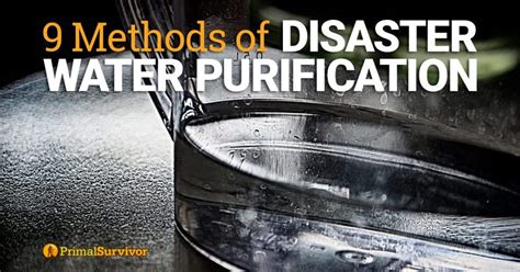 9 Methods of Disaster Water Purification - Primal Survivor