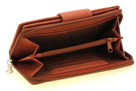 Women's Rfid Leather Clutch Wallet Checkbook Holder | semashow.com